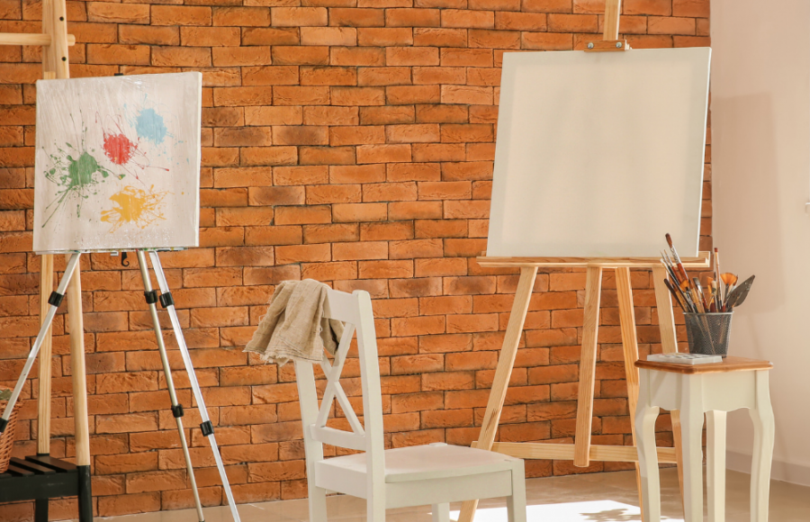 Visual Arts Classroom Setup